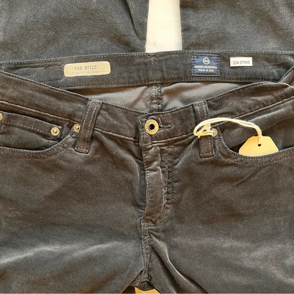 BNWT AG "THE STILT" CORDUROY CIGARETTE JEANS - Picture 6 of 12